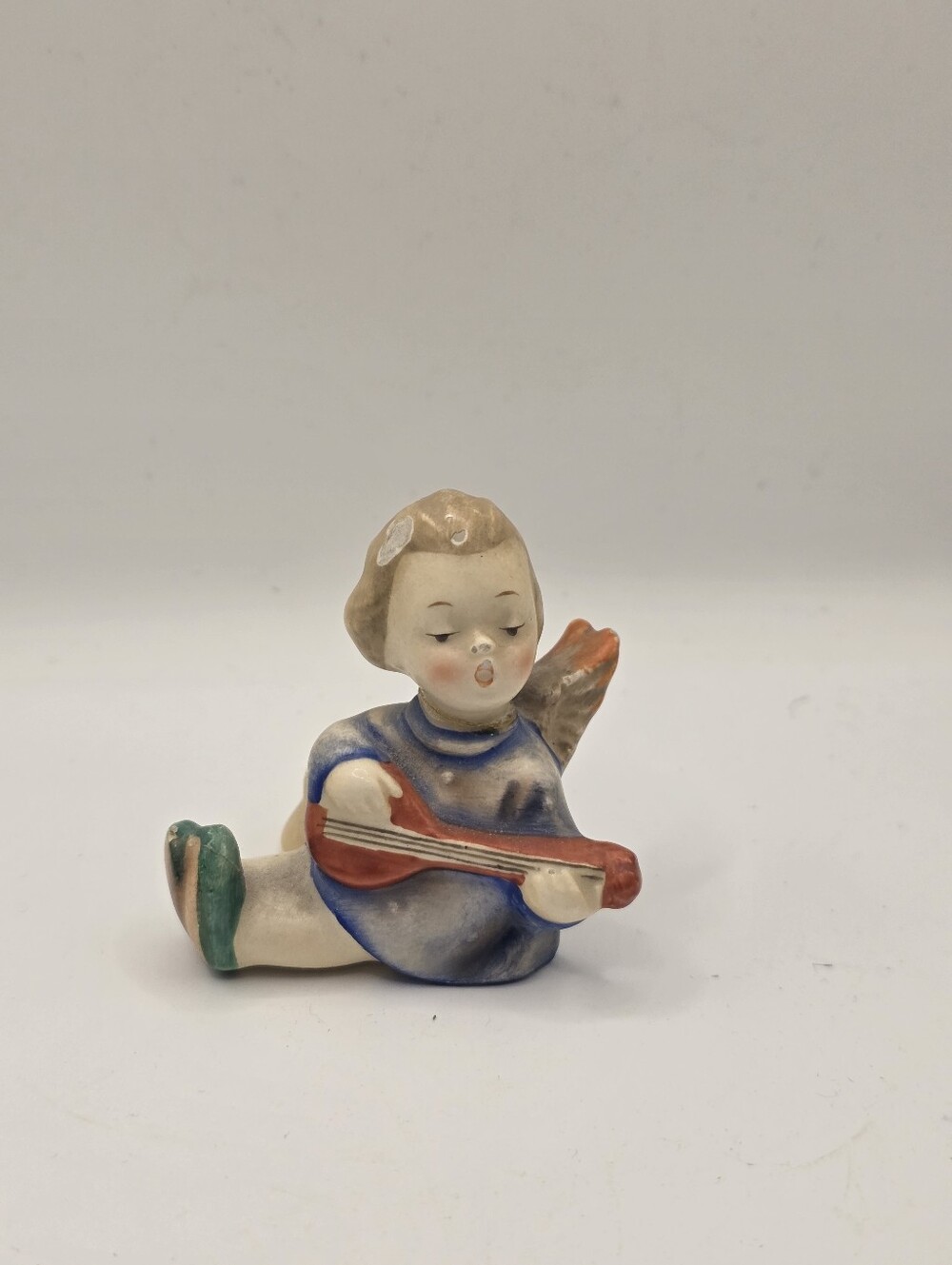 Vintage Goebel Hummel Joyous News Angel Lute Candle Holder 238 A TMK2 Full Bee